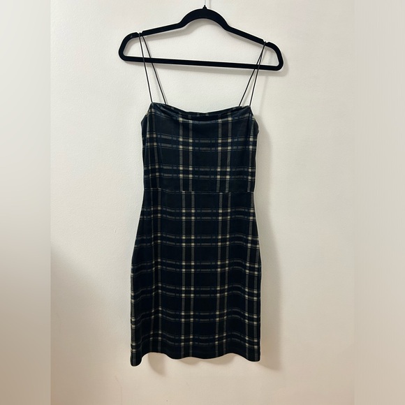 Plaid Slip Dress - Picture 1 of 2